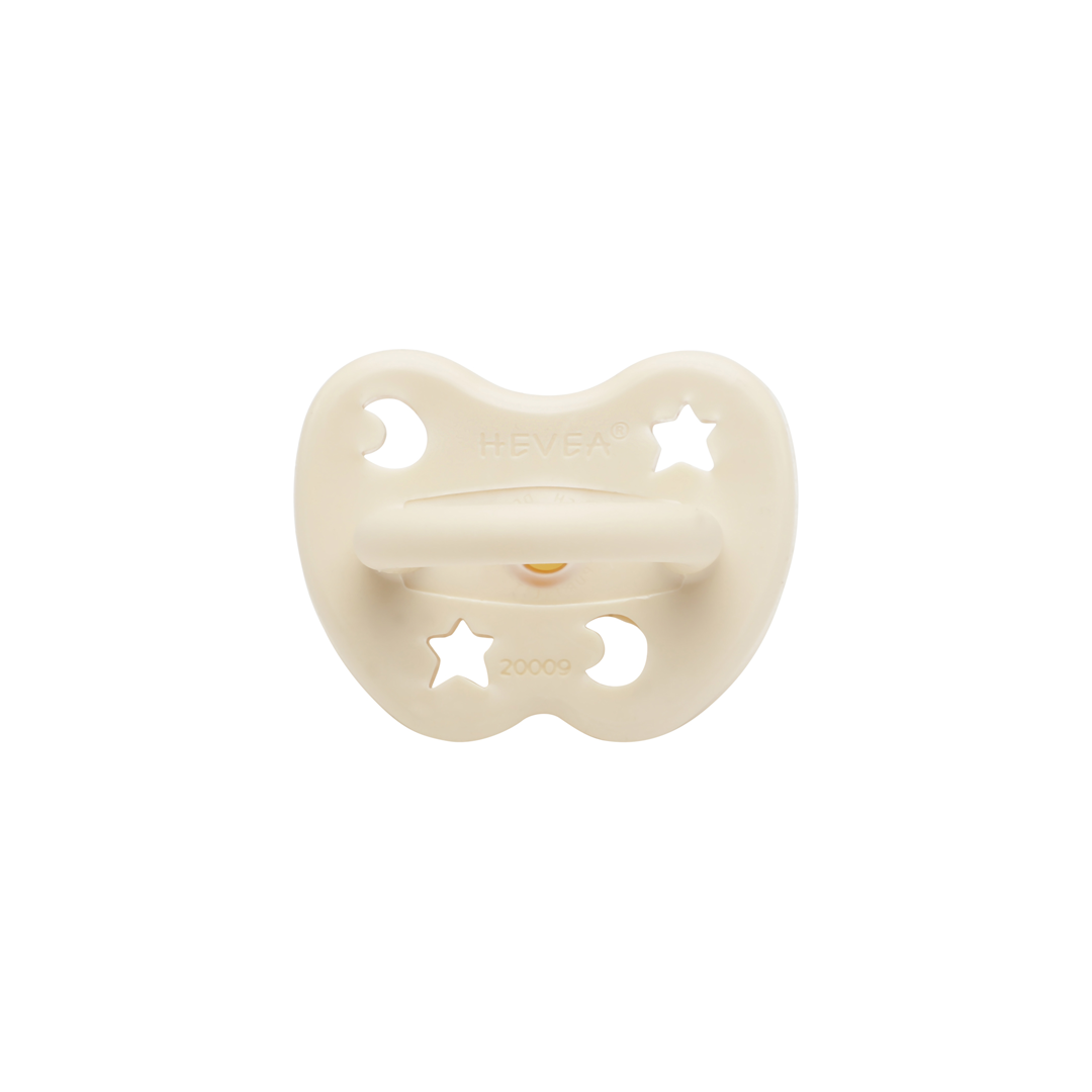 2 chupetas redondas látex baby blue | milky white 0-3 M