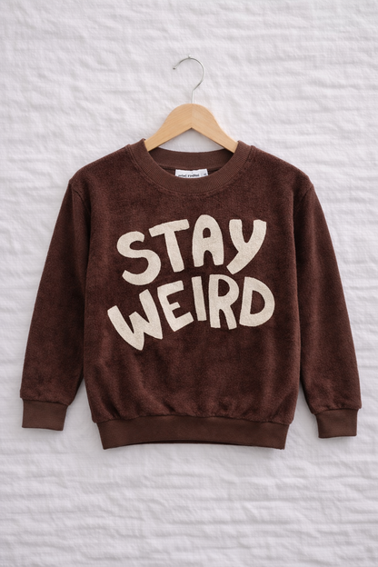 Sweatshirt Stay Weird 4-5 anos (último tamanho)