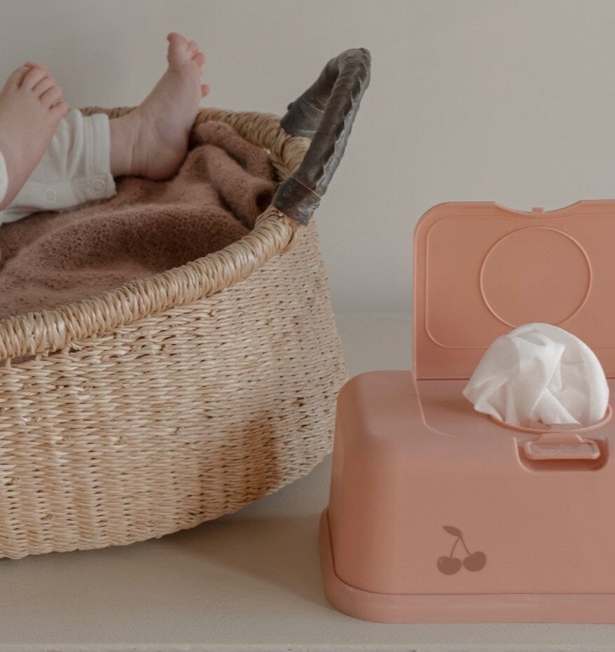Caixa para toalhitas rosa cereja wipes cover FunkyBox