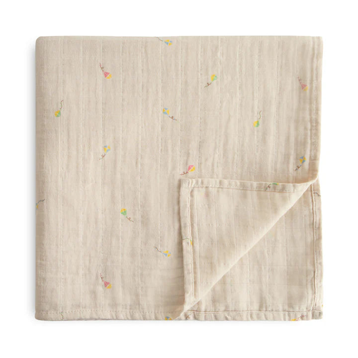 Musselina swaddle algodão papagaios de papel 120 cm