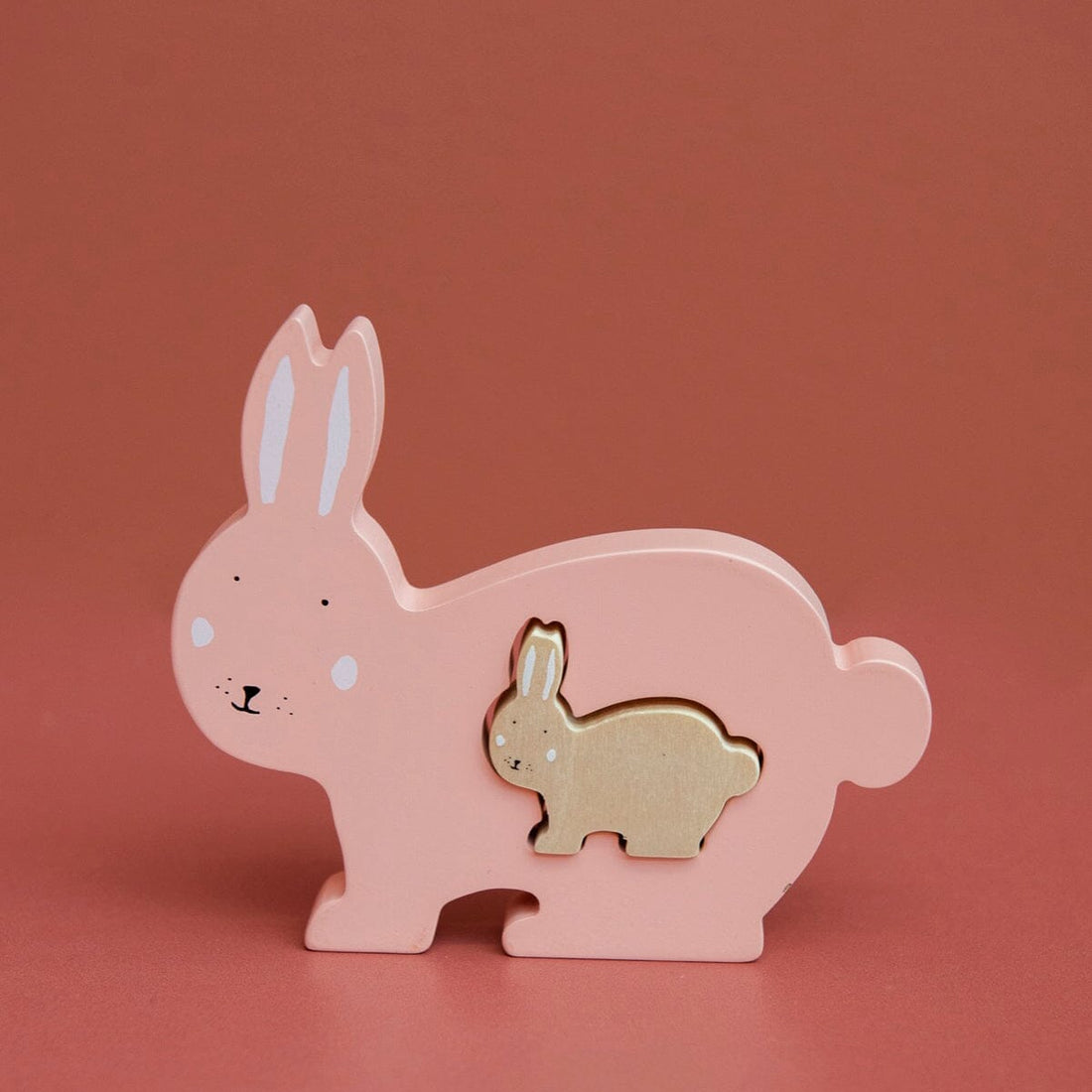 Puzzle de madeira Mrs Rabbit +18 meses Toys Trixie