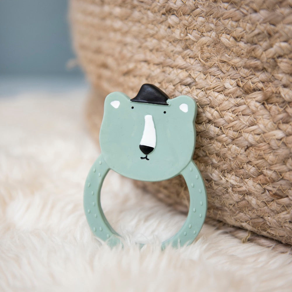 Mordedor anel borracha natural Mr Polar Bear