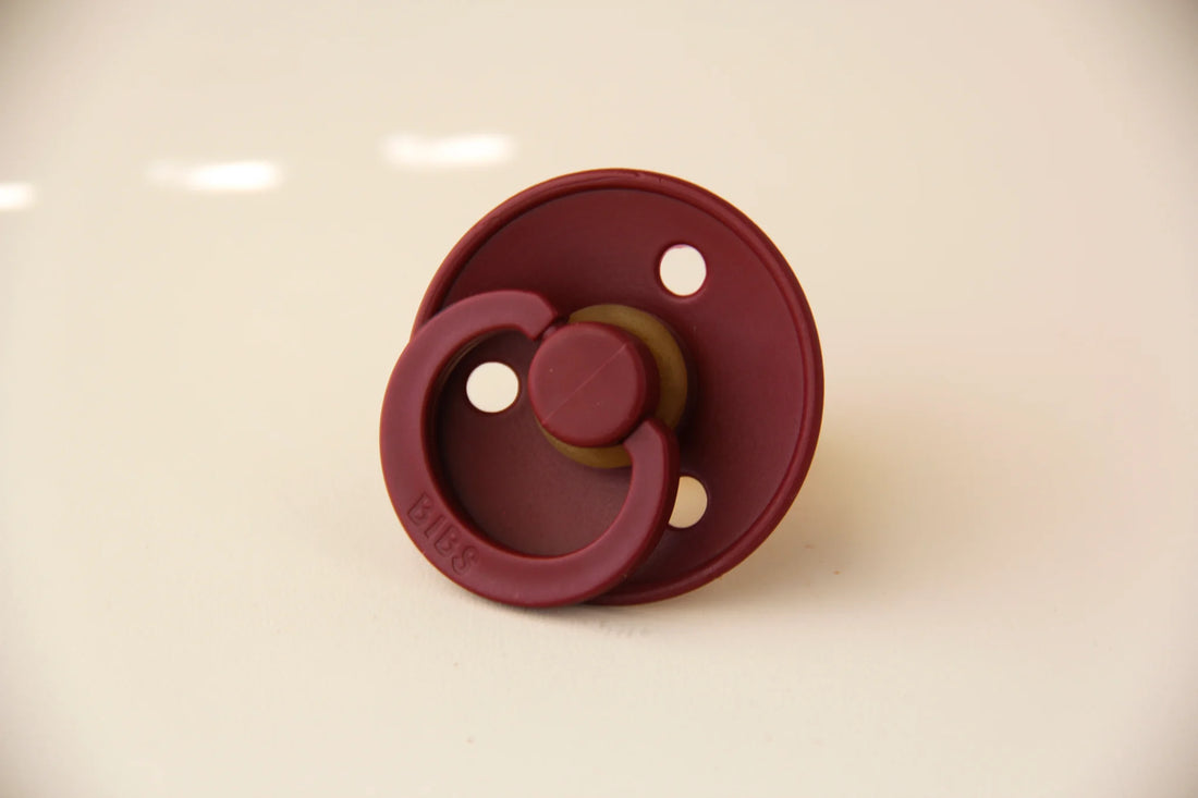 1 chupeta redonda wine BIBS Colour 6+ meses