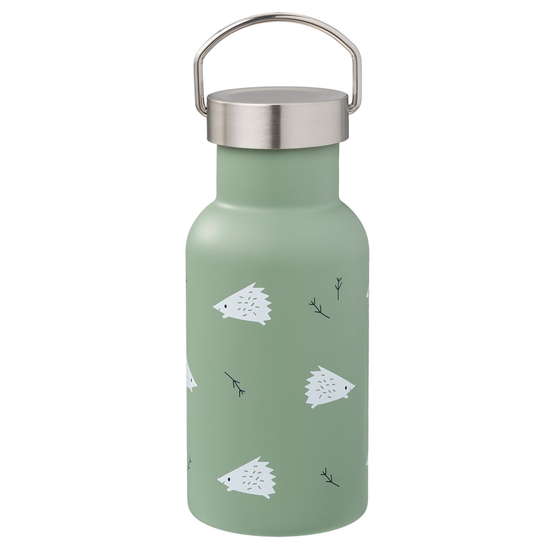 Garrafa térmica ouriço 350 ml + 2 tampas