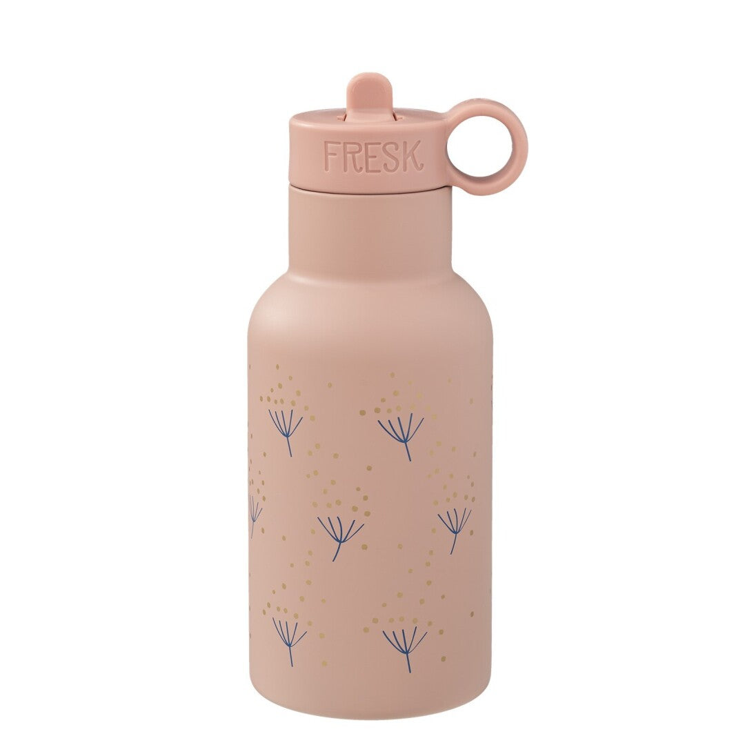 Garrafa térmica dente de leão 350 ml + 2 tampas