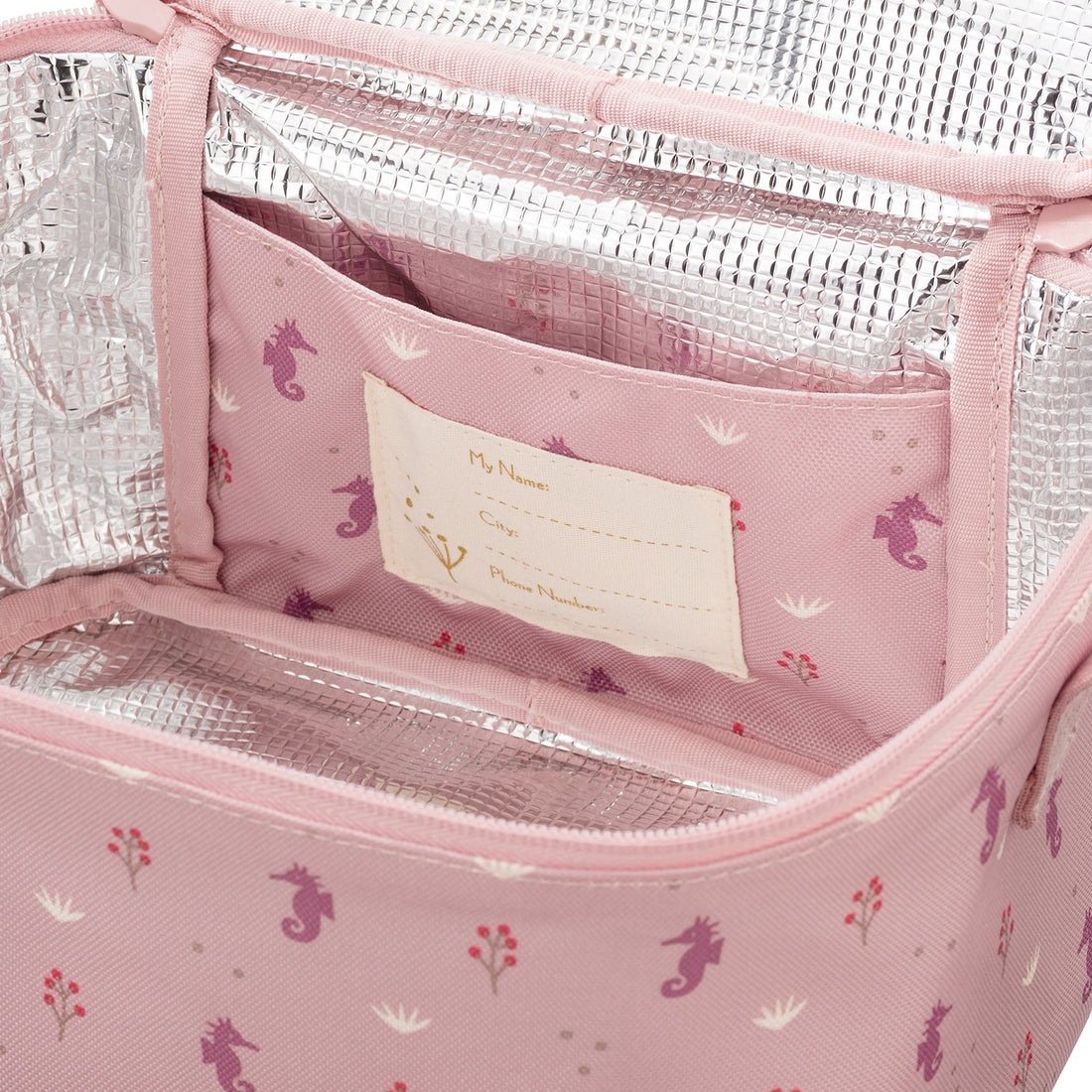 Bolsa térmica grande cavalos marinhos