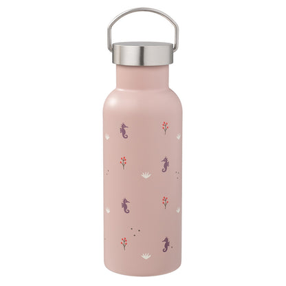 Garrafa térmica cavalo marinho 500 ml + 2 tampas