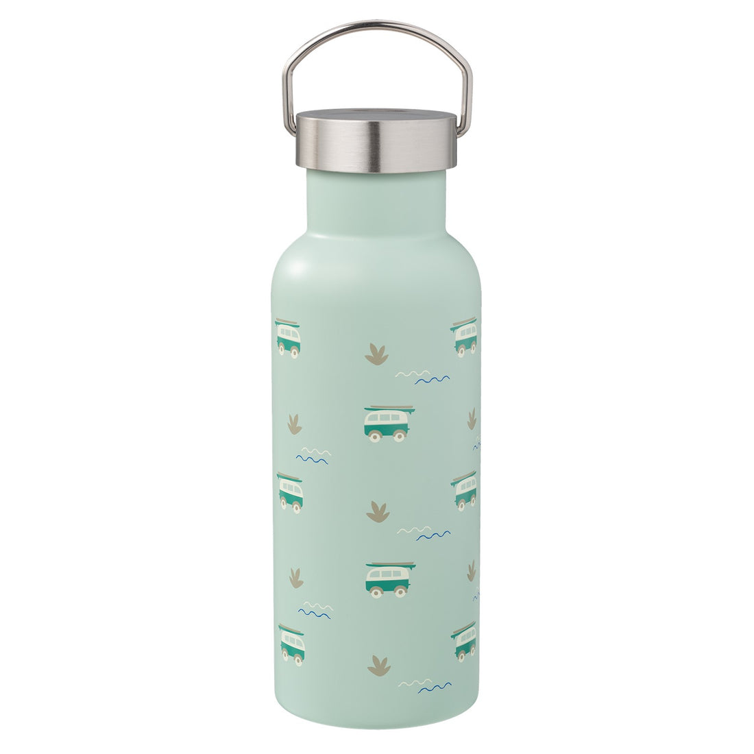 Garrafa térmica surf 500 ml + 2 tampas