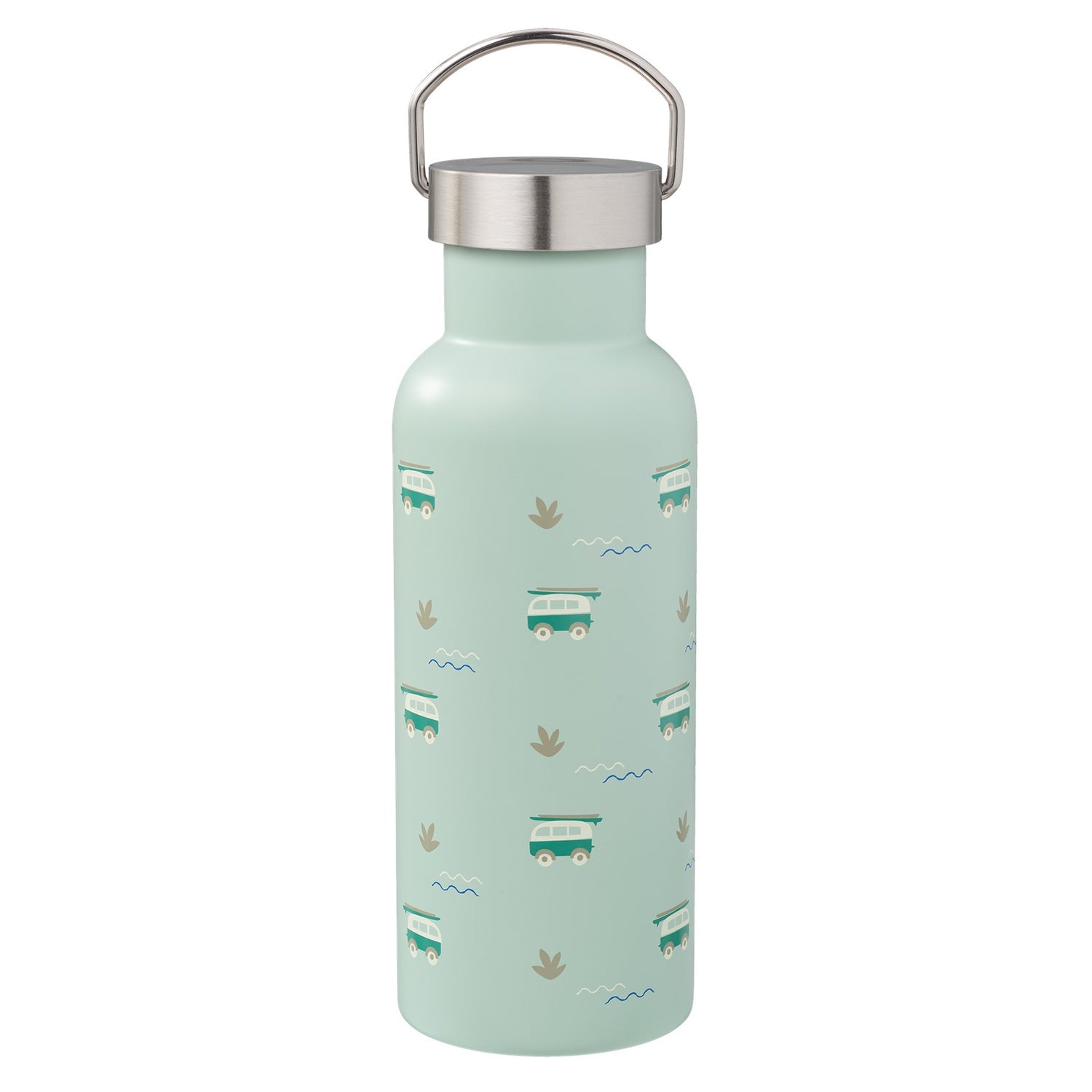 Garrafa térmica surf 500 ml + 2 tampas