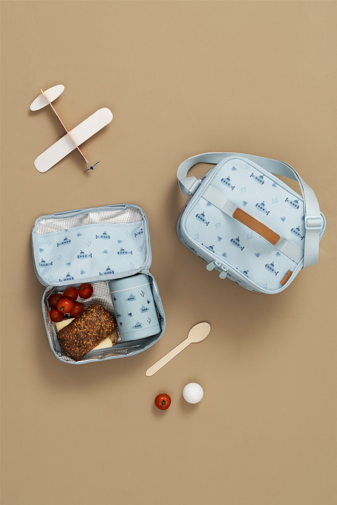 Garrafa térmica submarino 350 ml + 2 tampas