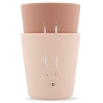 2 copos de silicone Mrs Rabbit