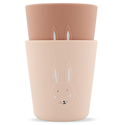 2 copos de silicone Mrs Rabbit