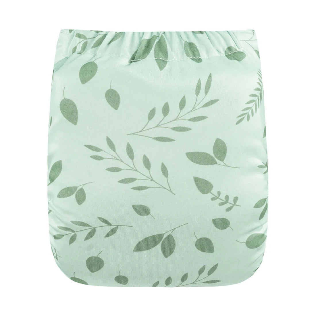 Fralda de natação reutilizável c/ velcro botanical