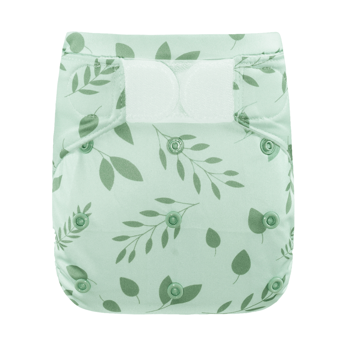 Fralda de natação reutilizável c/ velcro botanical