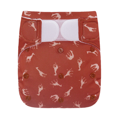 Fralda de natação reutilizável c/ velcro savana
