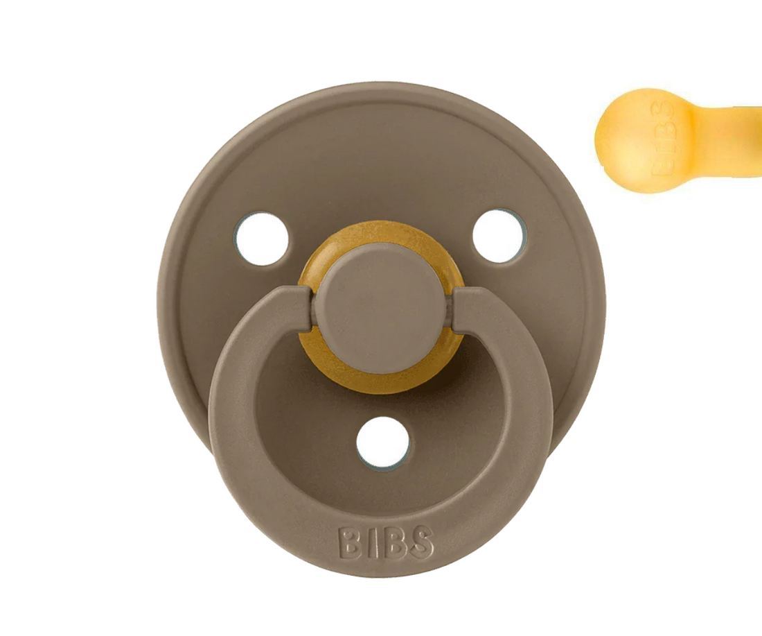 1 chupeta redonda dark oak BIBS Colour 0+ meses