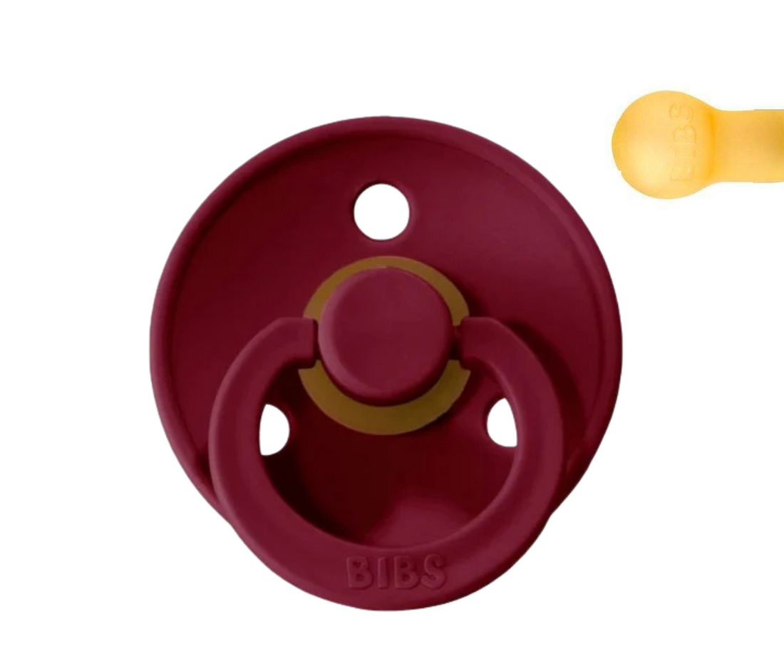 1 chupeta redonda wine BIBS Colour 6+ meses