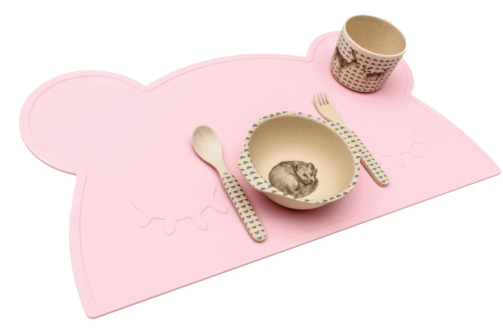 Individual de silicone bear powder pink