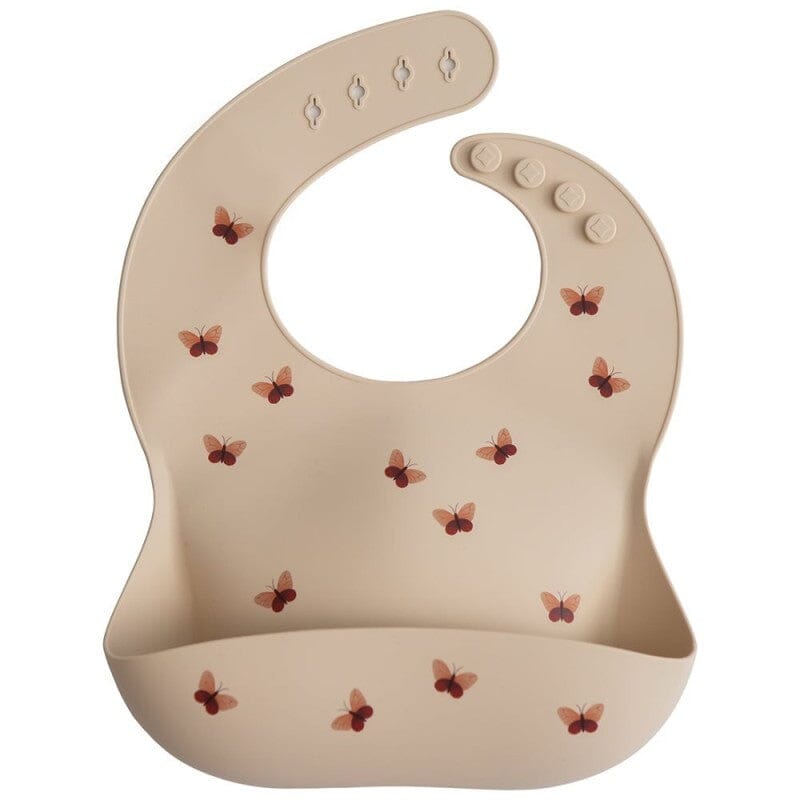 Babete de silicone borboletas dinnerware mushie
