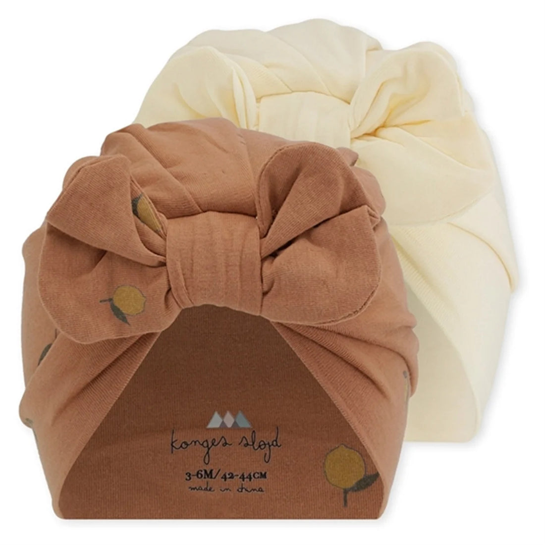 2 turbantes  brown lemon | vanilla