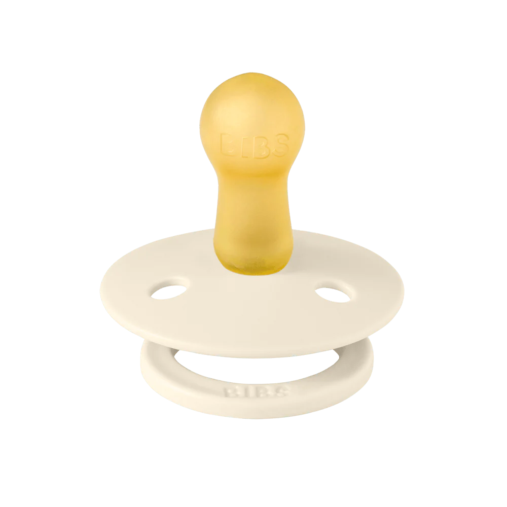 1 chupeta redonda BIBS ivory