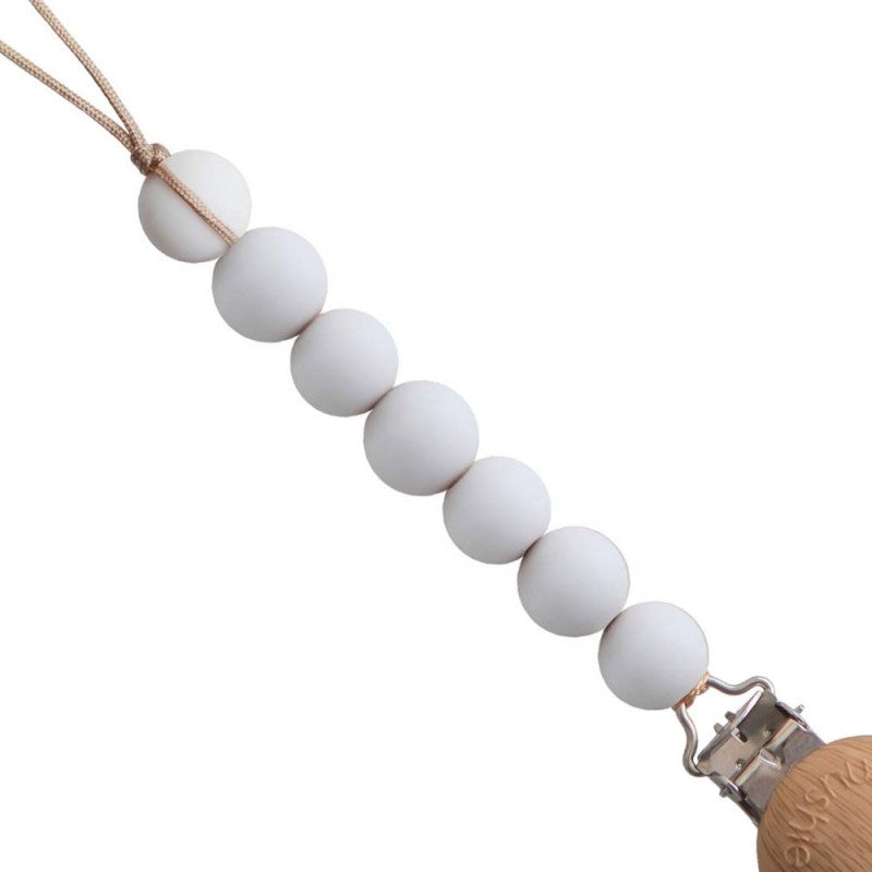 Prende-chupeta Halo white