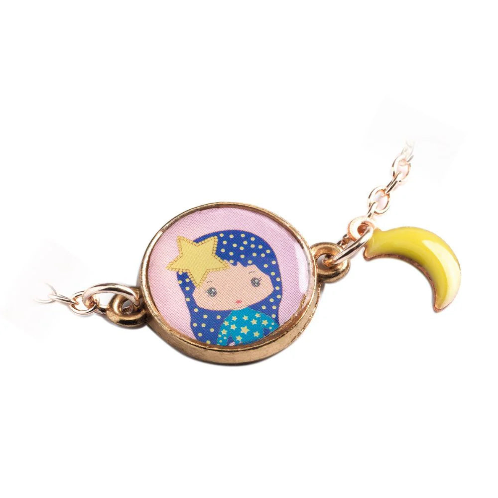 Pulseira com medalhão Luz