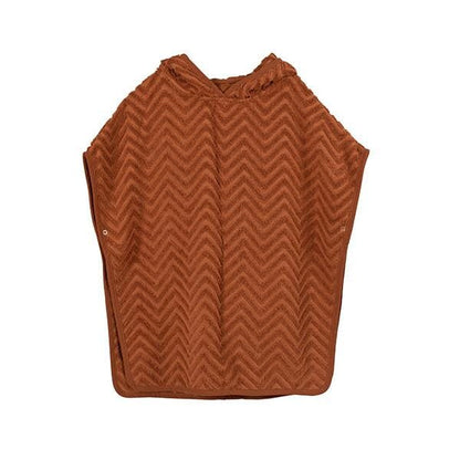 Poncho de banho zig zag rust Poncho Filibabba 