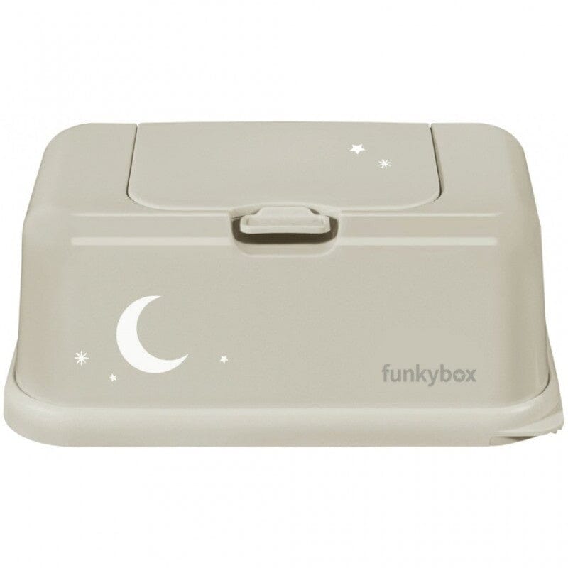 Caixa para toalhitas bege Lua wipes cover FunkyBox 