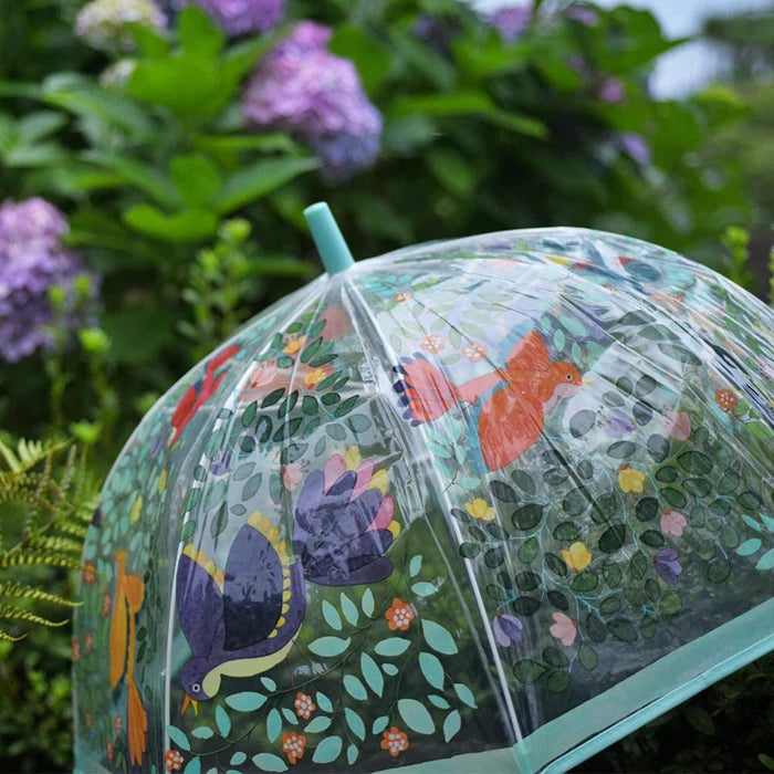 Guarda-chuva flores &amp; pássaros