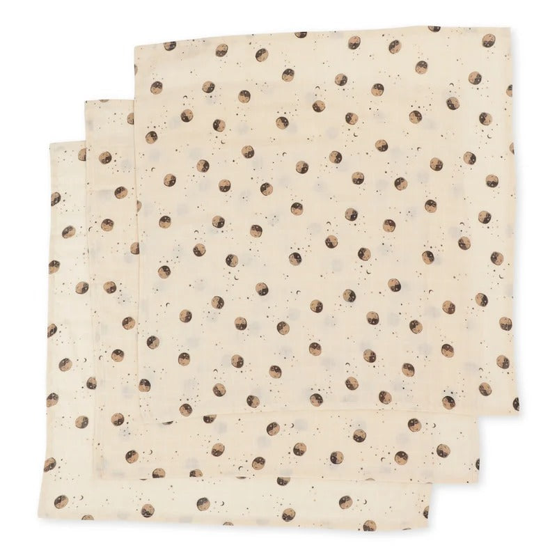 3 musselinas 65 cm ensemble (cats)