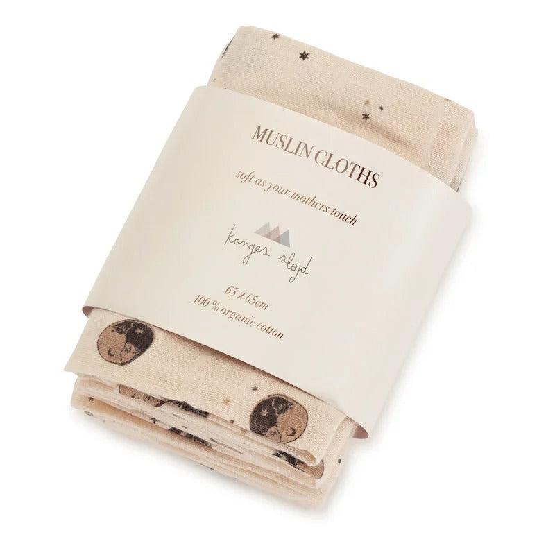 3 musselinas 65 cm ensemble (cats)