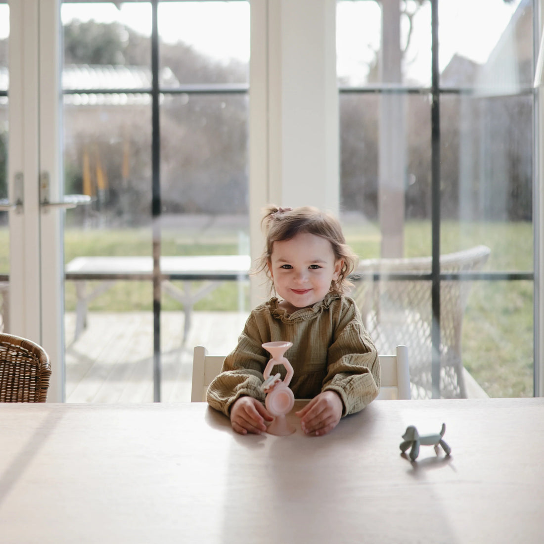 Brinquedo hexapop com ventosa blush +10 meses