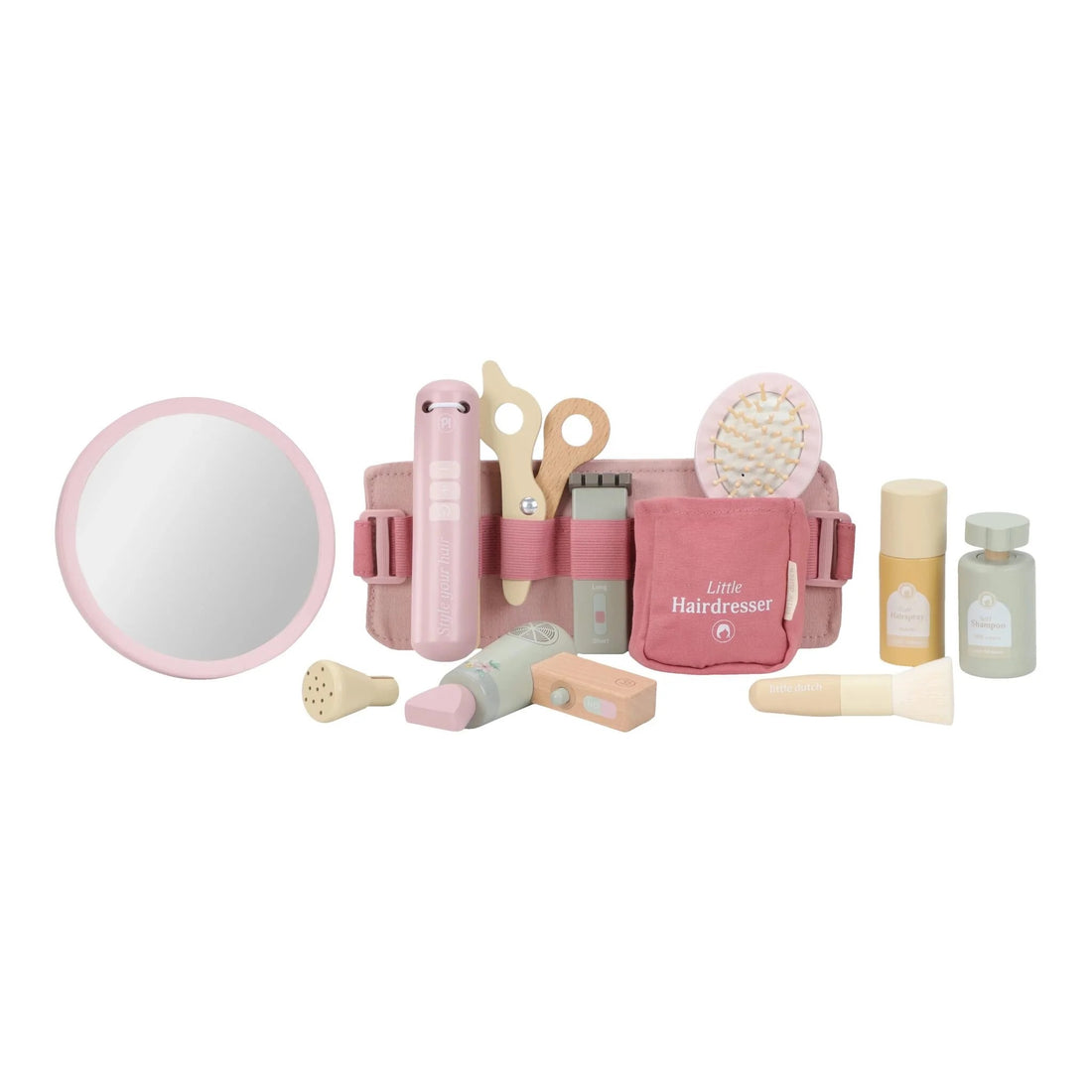 Conjunto de cabeleireiro rosa