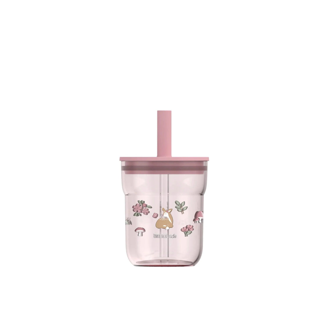 Copo de Criança 250ml com Palhinha Fairy Garden