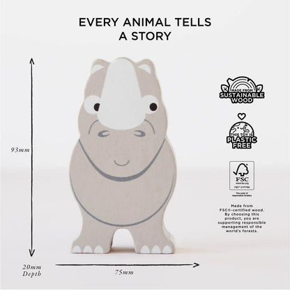 Jogo de empilhar - Animais de África + saco