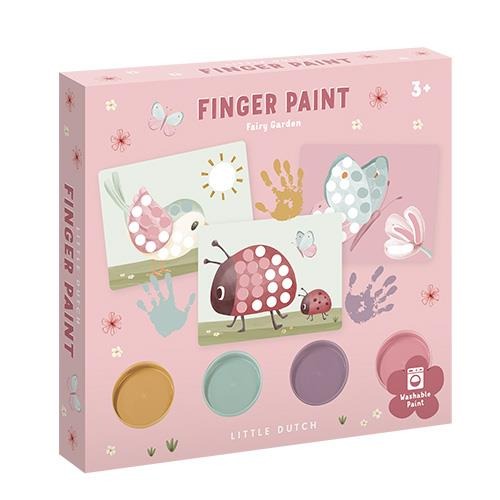 Set pintar com os dedos - Fairy Garden