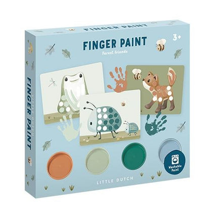 Set pintar com os dedos - Forest Friends