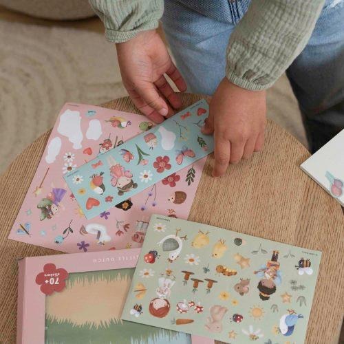 Set de 70+ autocolantes Rosa &amp; friends