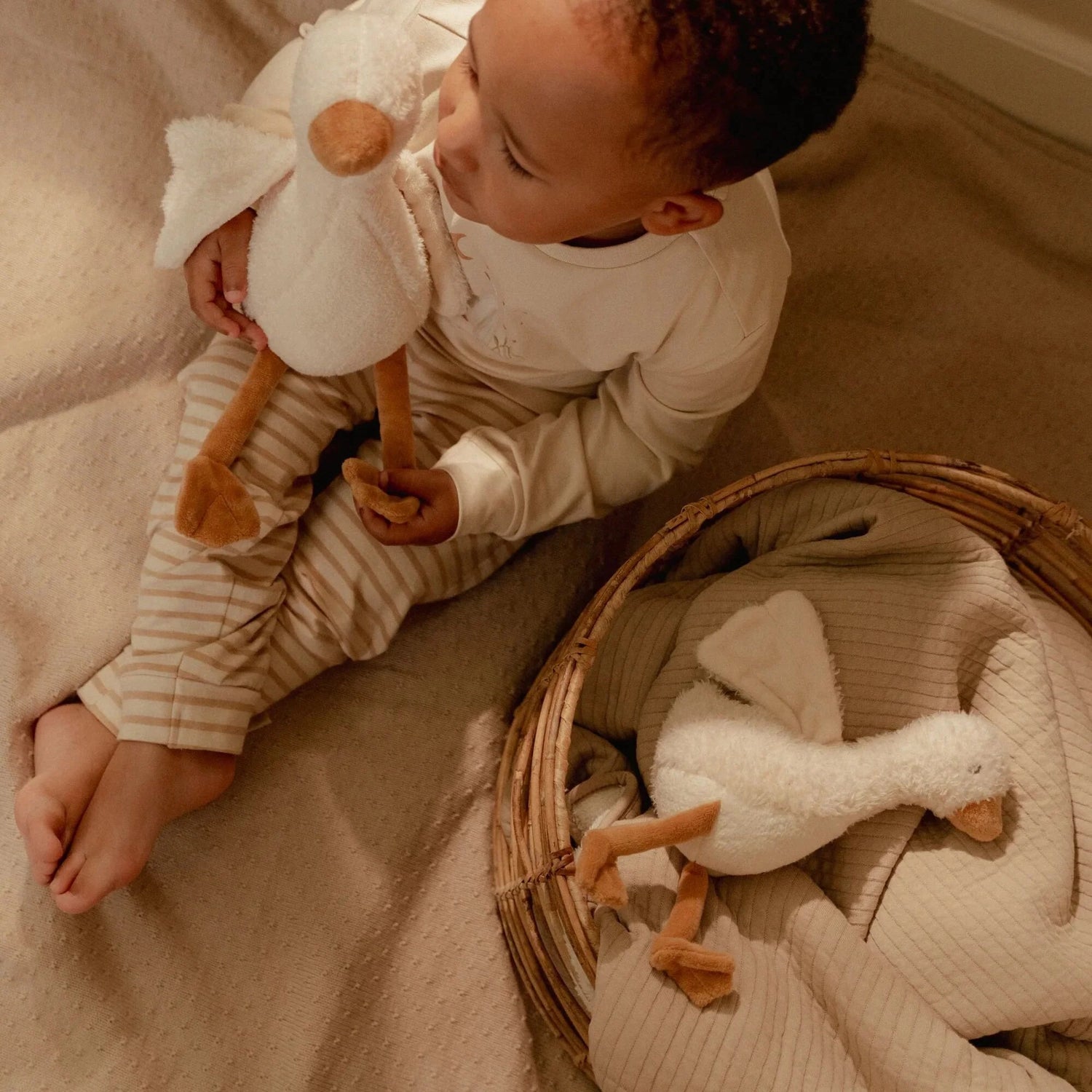 Peluche little goose 17 cm