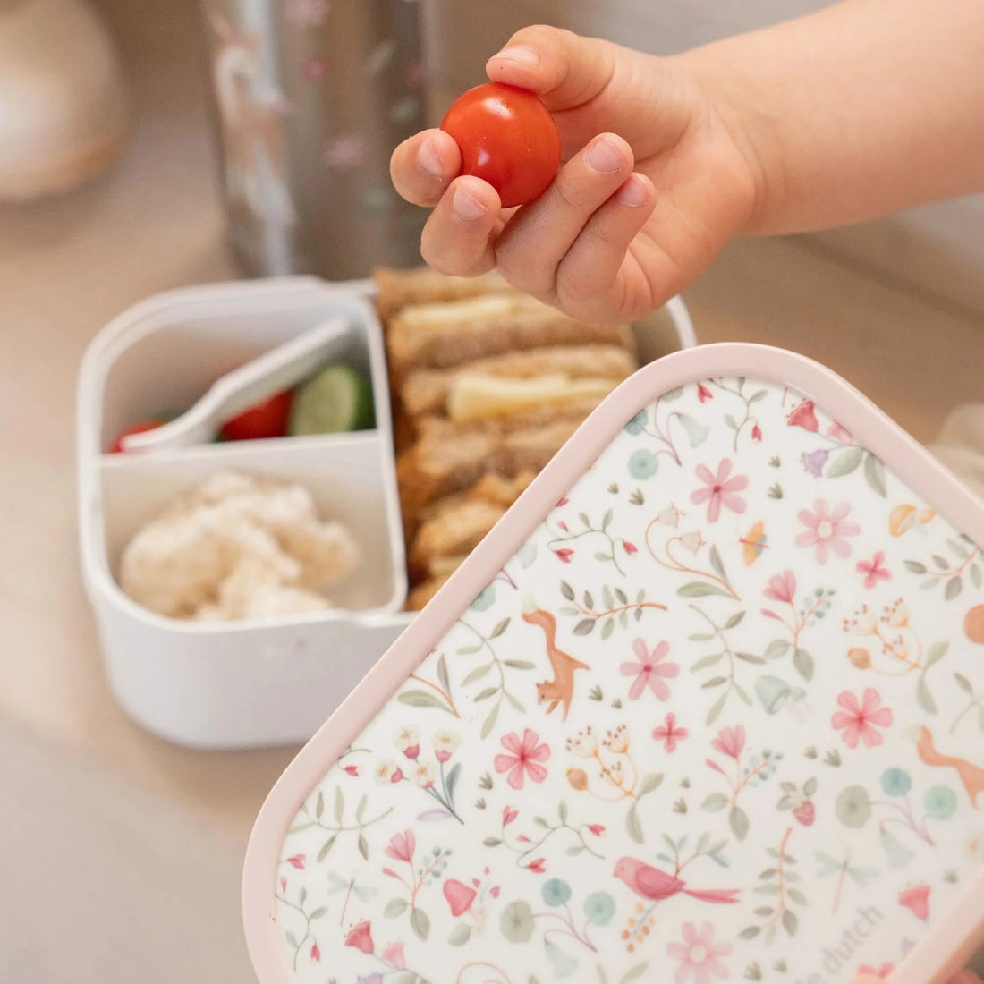 Conjunto lancheira + caixa de fruta + garrafa fairy wonders