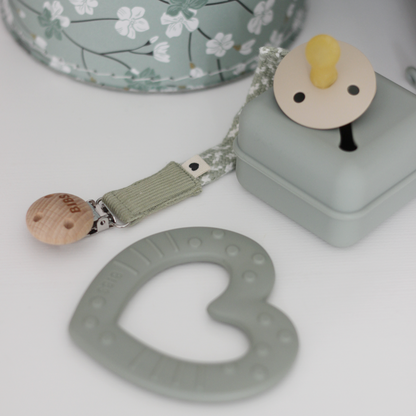 Mordedor Coração Baby Bitie sage BIBS