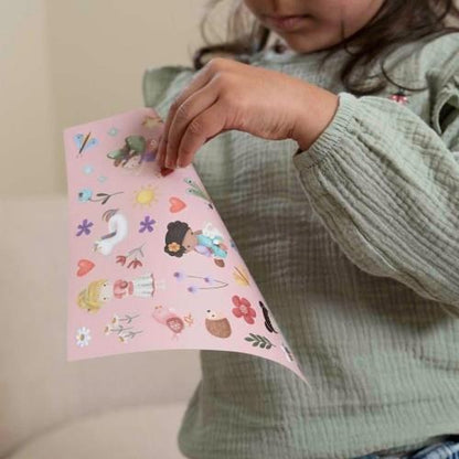 Set de 70+ autocolantes Rosa &amp; friends