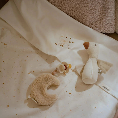 Paninho prende-chupeta Lua white