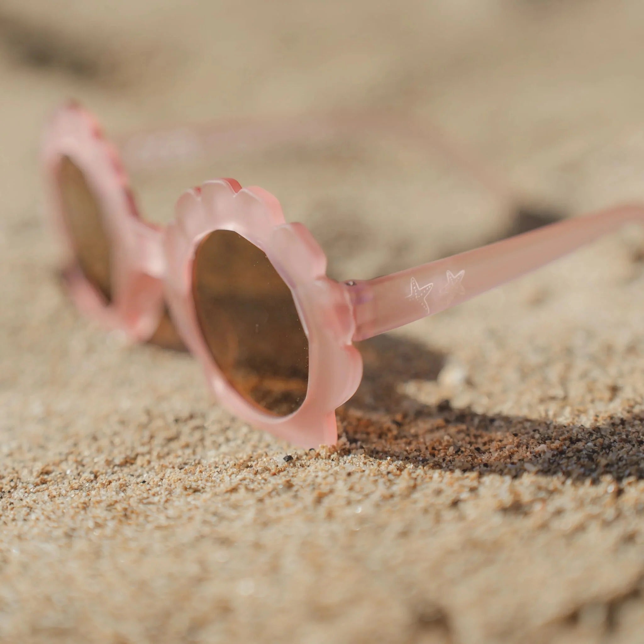 Óculos de sol shell mermaid pink 2-4 anos