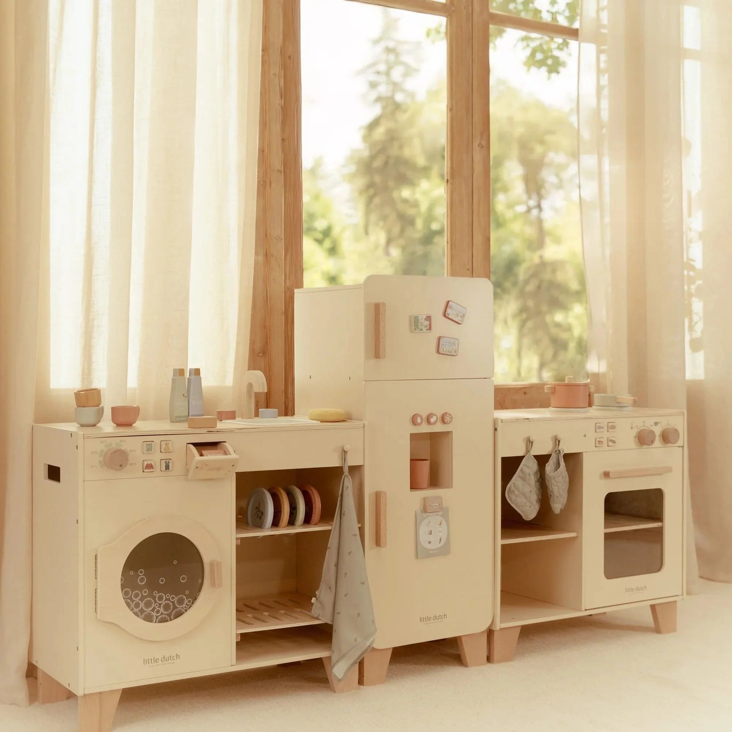 Frigorífico de madeira Essentials - edição limitada