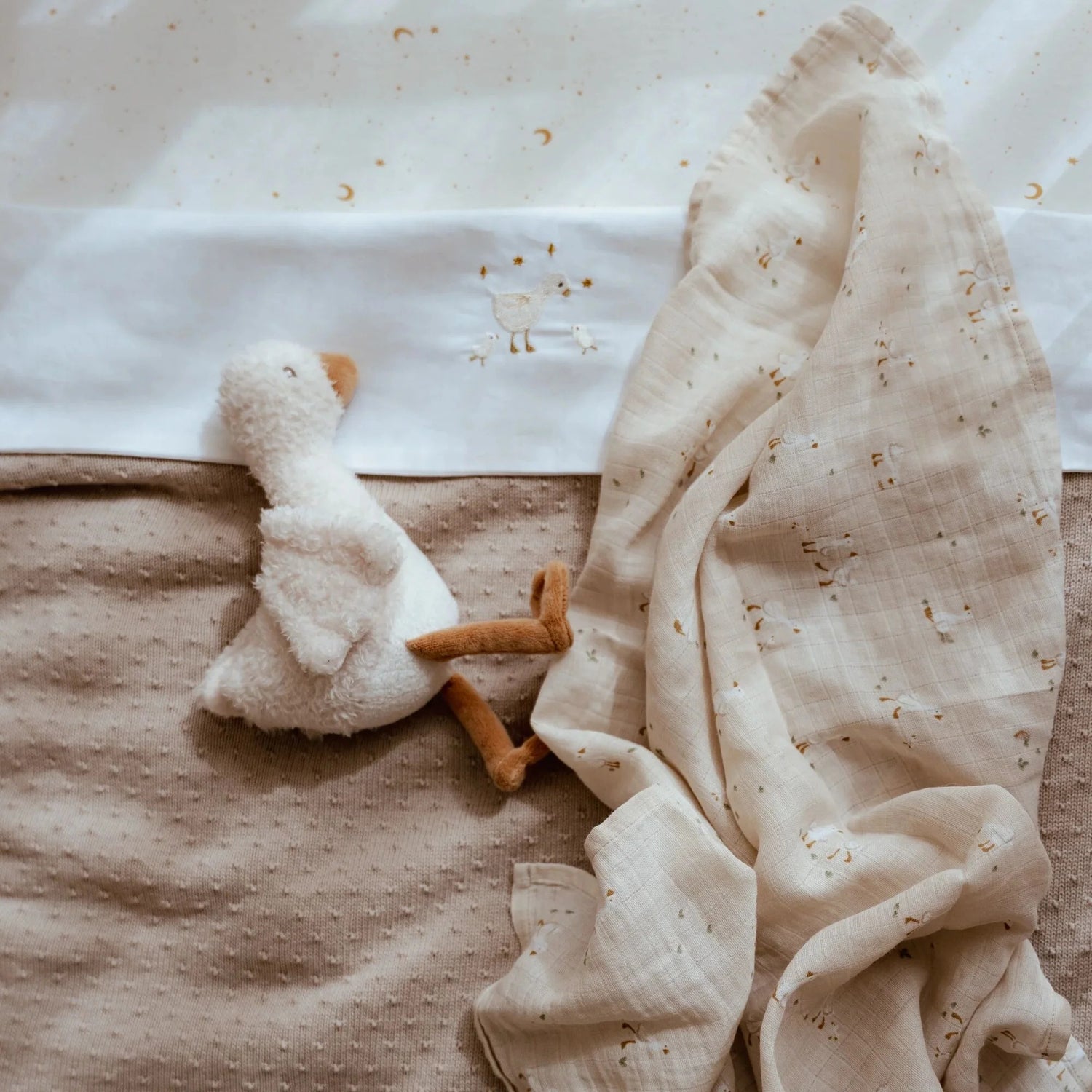 Musselina swaddle 120 cm little goose