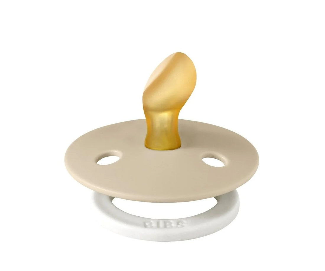 1 chupeta anatómica vanilla NIGHT BIBS