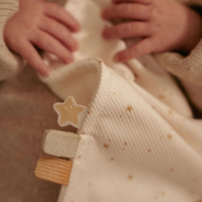 Paninho doudou com anel de dentição