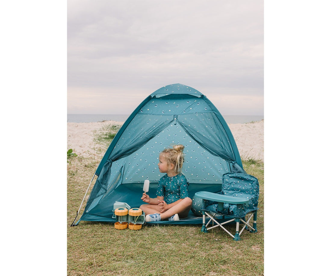 Conjunto de brinquedos de praia Whale Teal